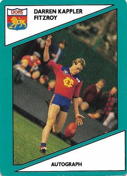 1988 Scanlens VFL #104 Darren Kappler Front